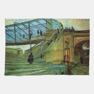 Trinquetaille-bron av Vincent van Gogh Kökshandduk