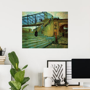 Trinquetaille-bron av Vincent van Gogh Poster