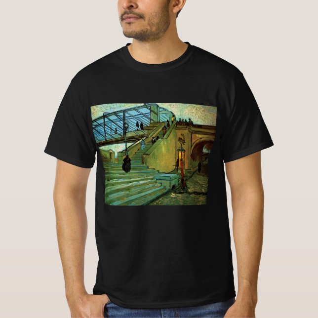 Trinquetaille-bron av Vincent van Gogh T Shirt (Framsida)