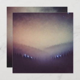 Trintable Dusky Morgonens automatiska ombre-skrapb Inbjudningar