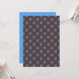 Trintable Whimsical Astrology Mandala Fläkt Inbjudningar