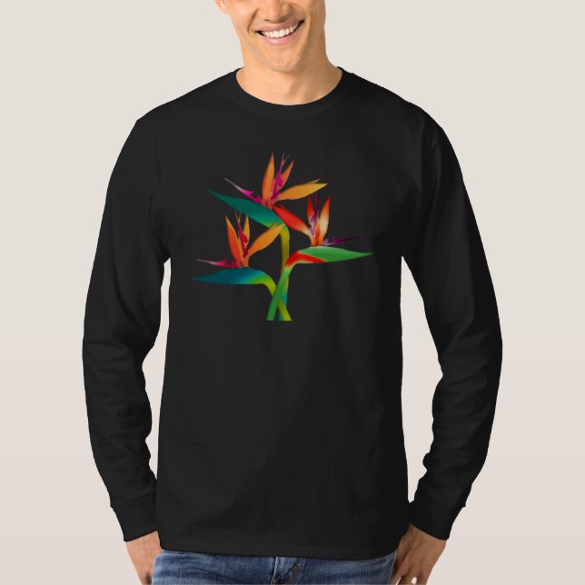 Trio av fåglar av paradiset tee shirt (Framsida)