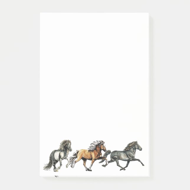 Trio av isländskor post-it block (Framsida)