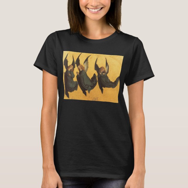 Trio av renässansänglar av Master of Housebook Tee (Framsida)