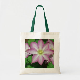 Trio Clematis Rosa och Vita Vår Vine Tygkasse