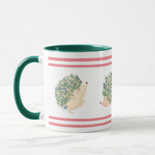 Trio Hedgehogs Mugg