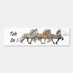 Trio i Tolt Bildekal