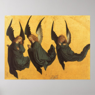 Trio på Renaissance Änglar av husbondemästare Poster
