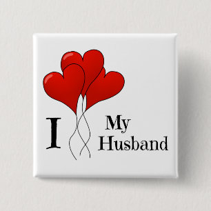 Trio Red Heart Balloons I Kärlek My Make Knapp