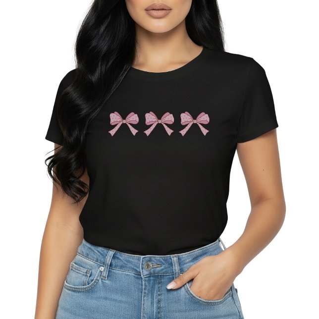 Trio Rosa Band Rosa Söt Coquette Estetisk T-shirt (Skapare uppladdad)