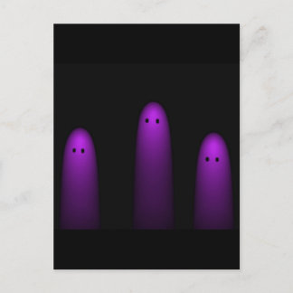 Trio Spöken (Fuschia) Vykort