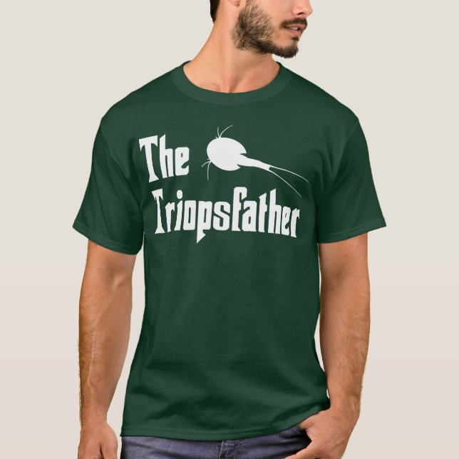 Triopsfather Sea Monkey Pappa Funny Souttrupper T Shirt (Framsida)