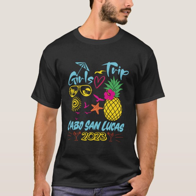 Trip Cabo San Lucas Mexico 2023 Summer Vacation T Shirt (Framsida)
