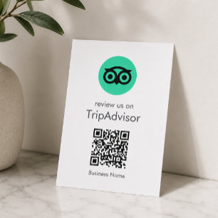 Tripadvisor Recensioner Recensions QR-kod för Fö Tilläggskort
