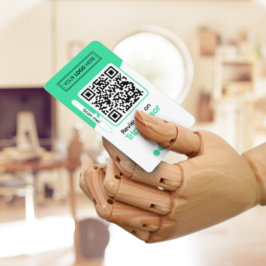 TripAdvisor Recensionsförfrågan med logotyp och QR