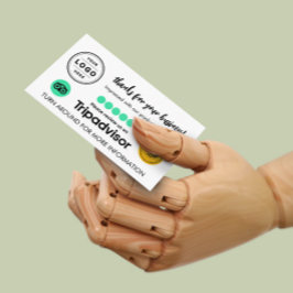 Tripadvisor Recensionsförfrågningskort med QR-kod