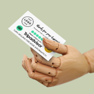 Tripadvisor Recensionsförfrågningskort med QR-kod