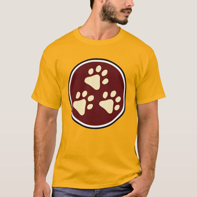 Tripawds 3-Tass superhjälte T (Manar Light) T-Shir T Shirt (Framsida)