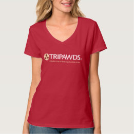 Tripawds Logotyp T (Kvinnor, Mörk) T Shirt