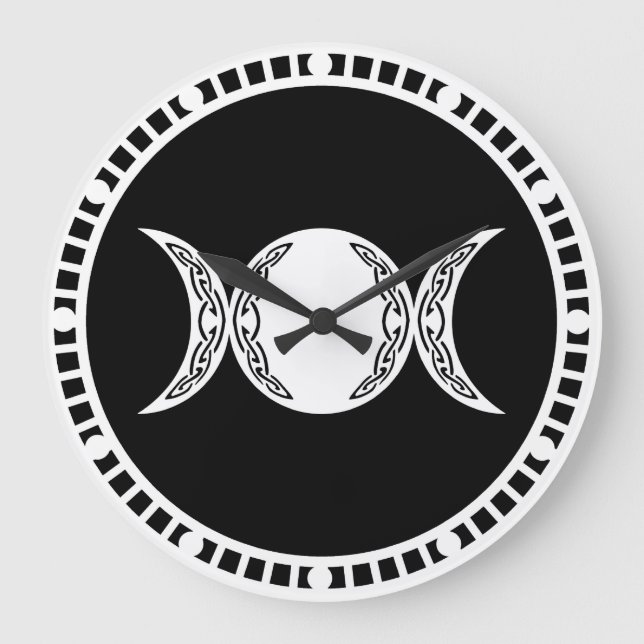 Tripe Goddess Symbol Stor Klocka (Framsida)