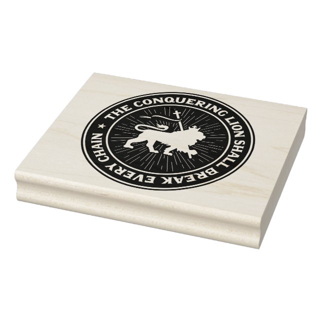 Tripe Judah Selassie Jah Rastafari Wood Art Stamp Stämpel (Stämpel)