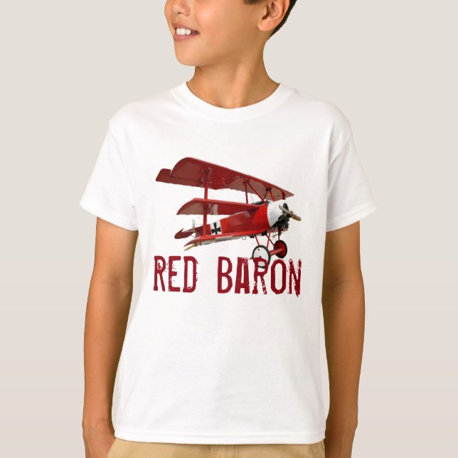 Triplanen "för röd Baron" T-shirt (Framsida)