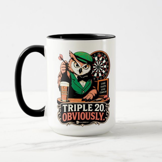 Triple 20 Pub Pildarts Uggla Mugg (Vänster)