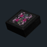 Triple Black Day of the dead Döskallar Rosa ros Minnesask<br><div class="desc">Fantastisk Sugar Skull-design för Dia De Los Muertos Day of the dead. Oavsett om du är i mörkens fantasi,  döskallar,  skelett,  mytiska och magiska varelser eller bara fantastisk-tittar designer,  så är detta den design du behöver.</div>
