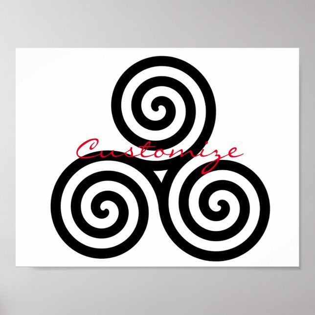 Triple Black Spiral Thunder_Cove Poster (Framsidan)