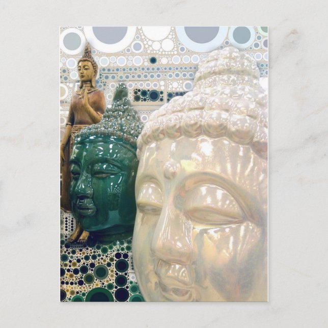Triple Buddha-vykort Vykort (Framsida)
