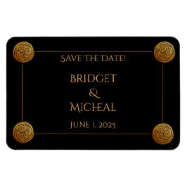 Triple Celtic Knot Swirl Bröllop Magnet