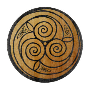 Triple Celtic Knot Swirl Mandala