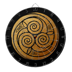 Triple Celtic Knot Swirl Mandala Darttavla