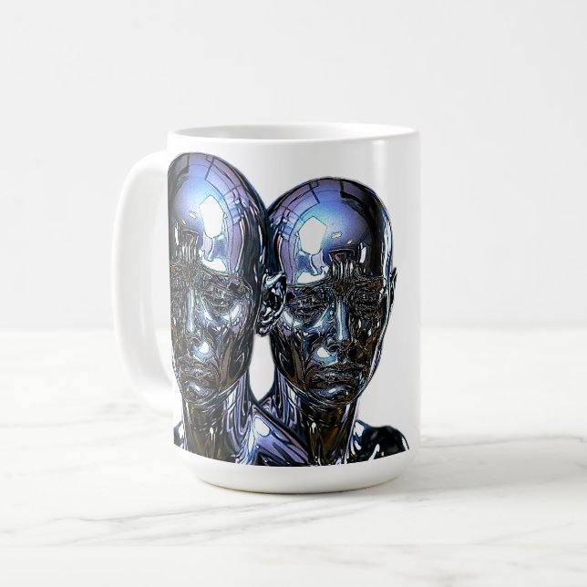 Triple Chrome Bust-samlare  Kaffemugg (Framsida vänster)