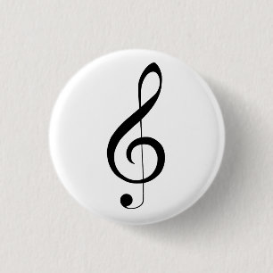 Triple Clef Musical Note Knapp