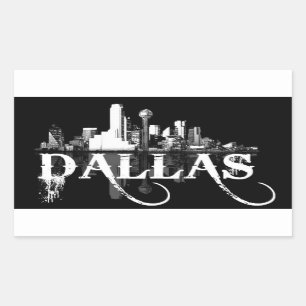 Triple D (Dallas, Texas) Rektangulärt Klistermärke