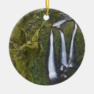Triple Falls, Columbia River Gorge Julgransprydnad Keramik