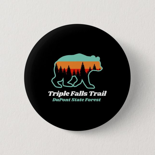Triple Falls Trail Dupont State Forest Bear Souven Knapp (Framsida)