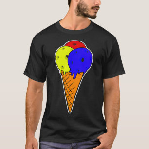 Triple Flavor Pickleball Ice Cream T Shirt