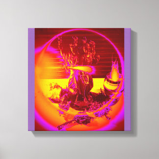 Triple Goddess Hekate med erbjudanden Canvastryck