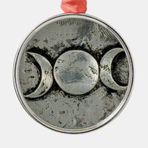 Triple Goddess Julgransprydnad Metall