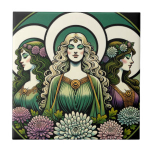 Triple Goddess Kakelplatta