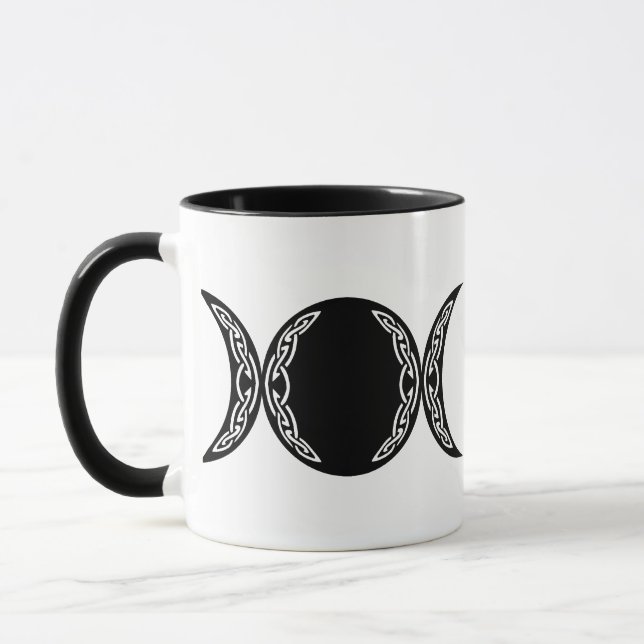 Triple Goddess Måne Symbol Mugg (Vänster)
