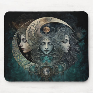 Triple Goddess Mousepad Musmatta
