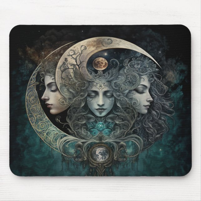 Triple Goddess Mousepad Musmatta (Framsidan)