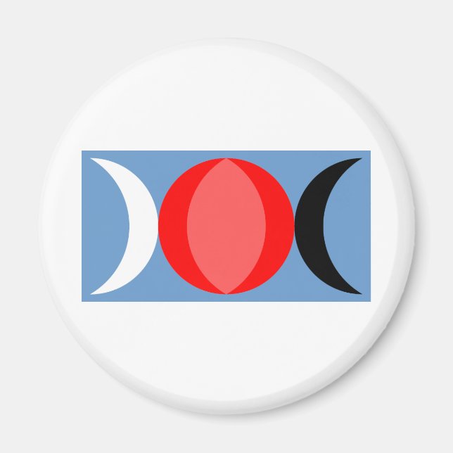 Triple Goddess symbol Magnet (Framsidan)