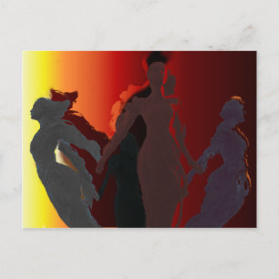 Triple Goddess Vykort