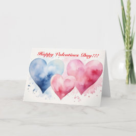 TRIPLE HEART VALENTINE-KORT FÖR ALLA TACK KORT