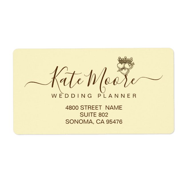 Triple Hearts And Crown Affärsretur Fraktsedel (Framsidan)