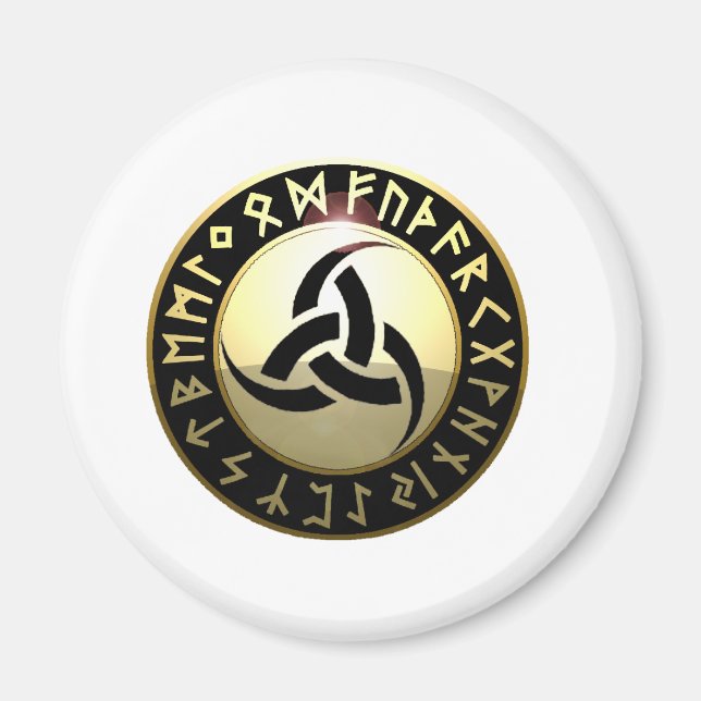 Triple Horn of Odin Magnet (Framsidan)